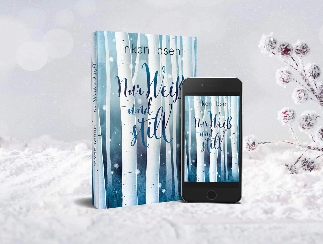 Buchcover: Nur weiß und still von Inken Ibsen - Autorin aus dem Norden